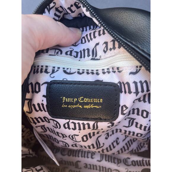 JUICY COUTURE Black Mini Backpack and Pink Heart Wallet Set - Picture 13 of 16